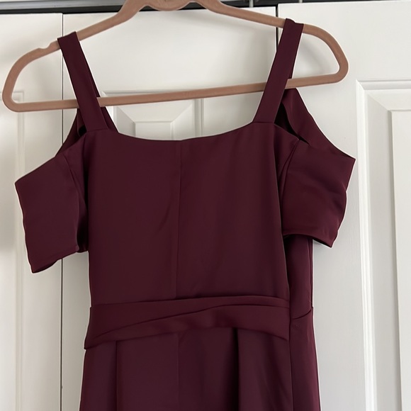 ALL SAINTS “Cadia Dress” size 4-maroon w tags! - Picture 8 of 14